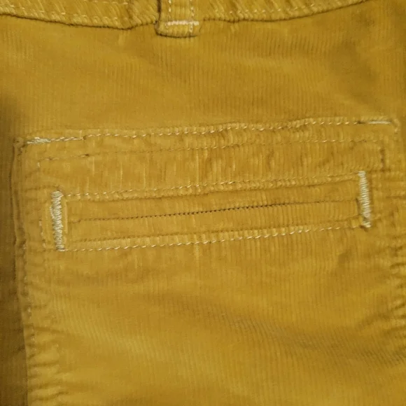 We The Free Micro Mini mustard yellow corduroy skirt - Picture 4 of 5